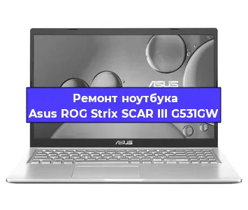 Замена оперативной памяти на ноутбуке Asus ROG Strix SCAR III G531GW в Челябинске